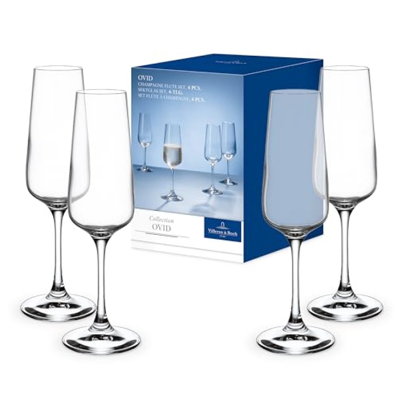 Villeroy & Boch – Ovid Champagne Glass Set 4…