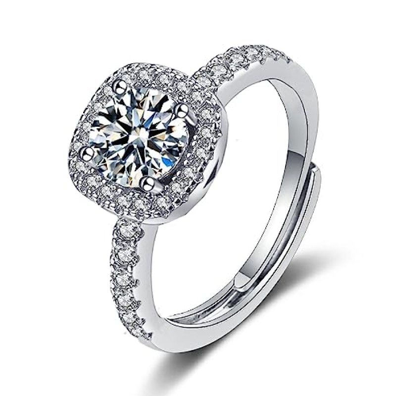 GMEDRIDAS Silver Rings for Women Adjustable…