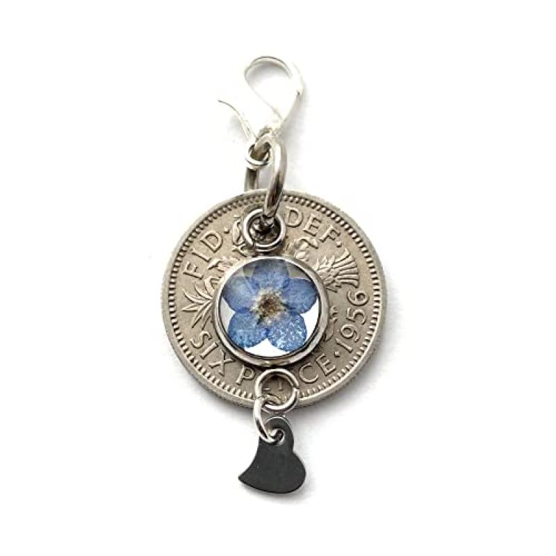 Silver Sixpence Bridal Charm