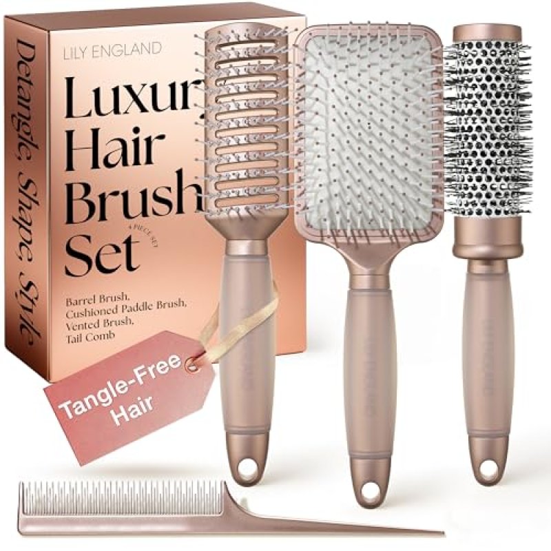 Lily England Hair Brush Set
