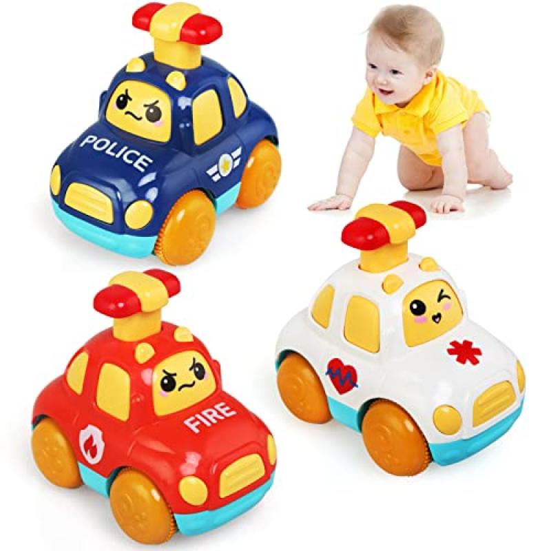 LEADSTAR Wind-Up Toy Cars for Toddlers