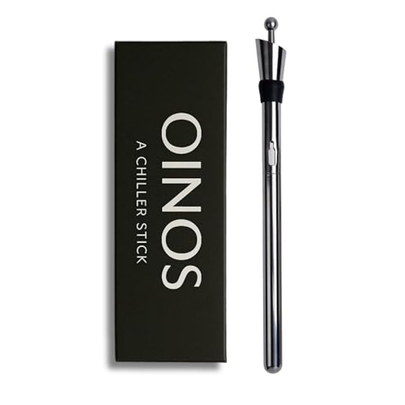 OINOS Wine Chiller Stick – 3-in-1 Cooler, Aerator…