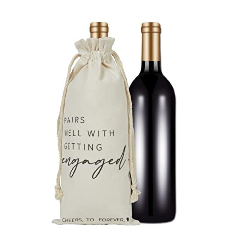 RF&CM Wine Bottle Gift Bags