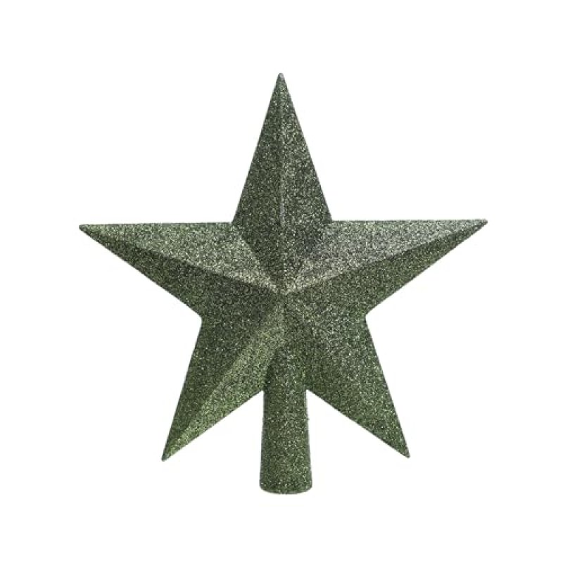 Pine Green Christmas Tree Star Topper Plastic…