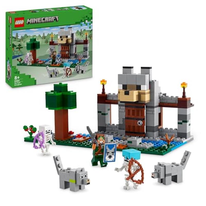 LEGO Minecraft Wolf Stronghold Fortress Set