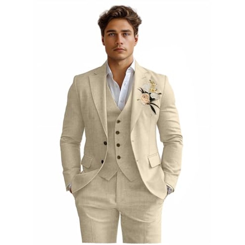 Linen Mens Tuxedo Suit