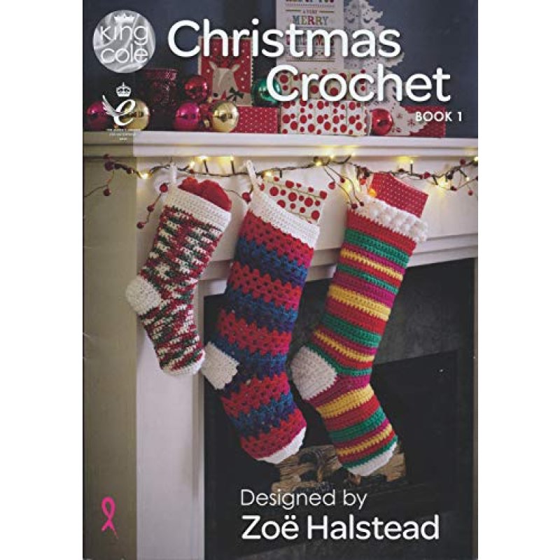 King Cole Christmas Crochet Book 1 - Festive Xmas…