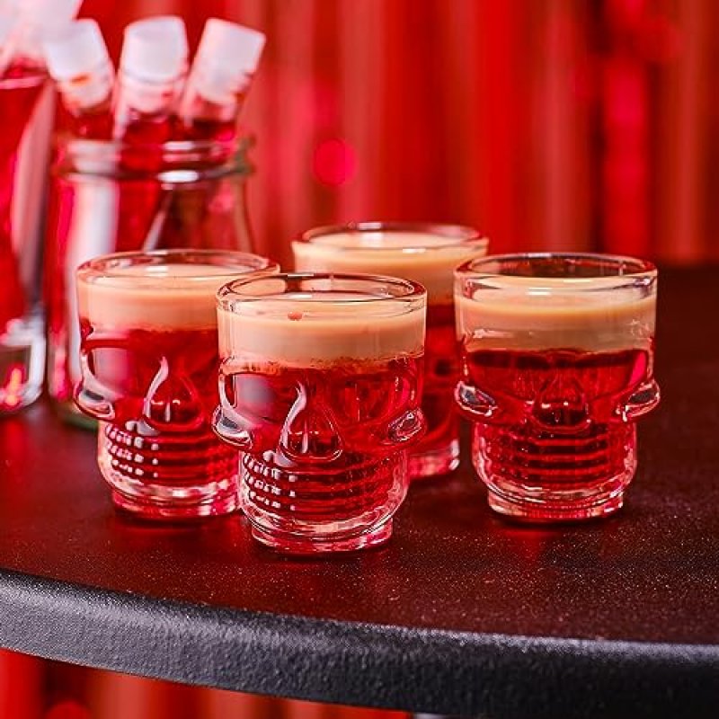 Ginger Ray Skull Shot Glasses