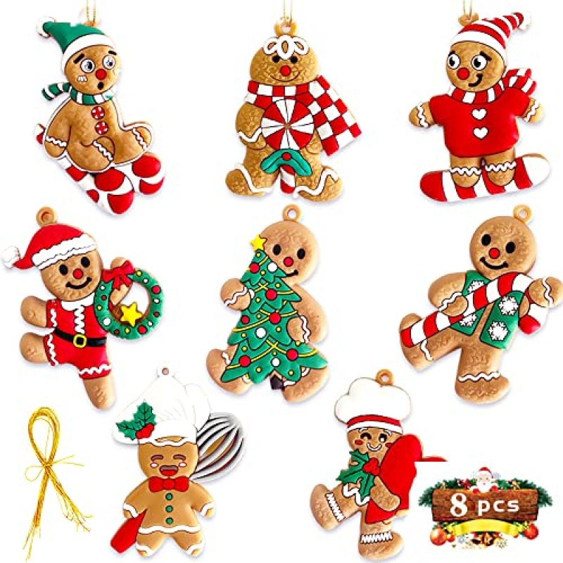 Gingerbread Man Christmas Ornaments