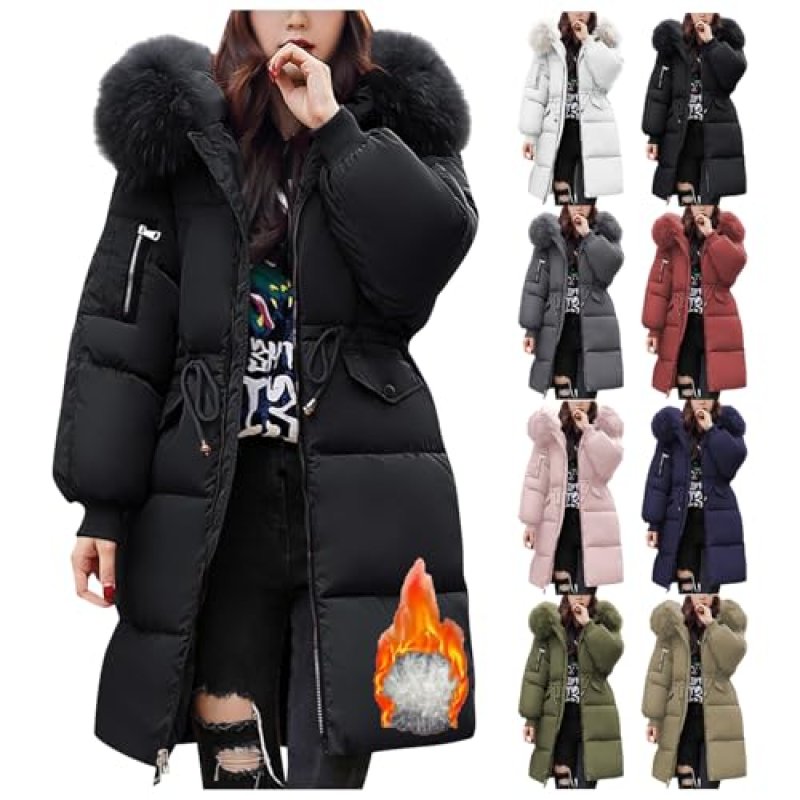 Yinguo Womens Jacket Winter Jackets for Women UK…
