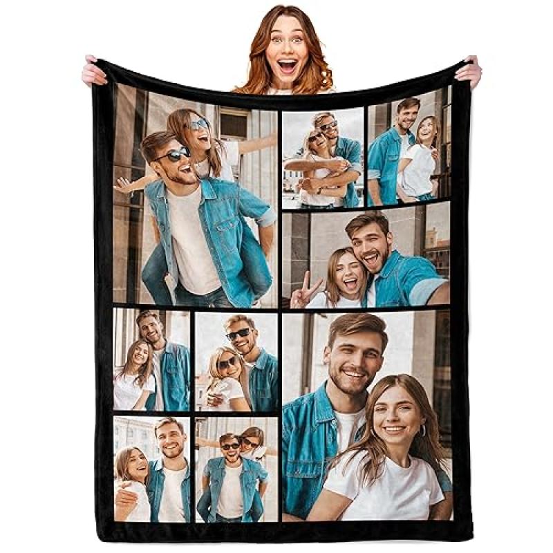 Tingwei Customised Photo Flannel Throw Blanket