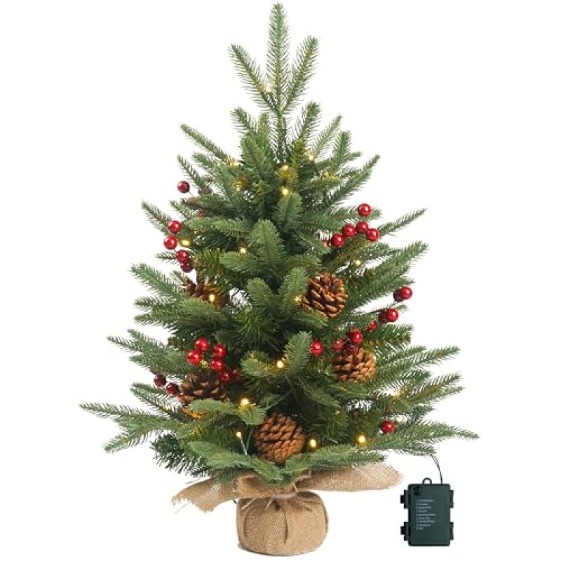 Mini Christmas Tree with Lights