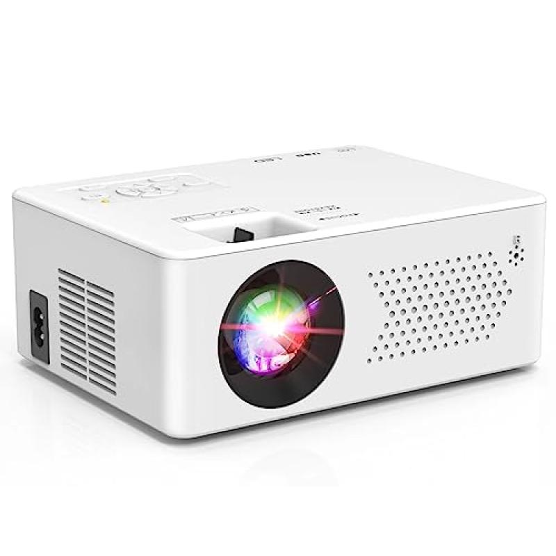 PURSHE Mini Projector with Two-way Bluetooth