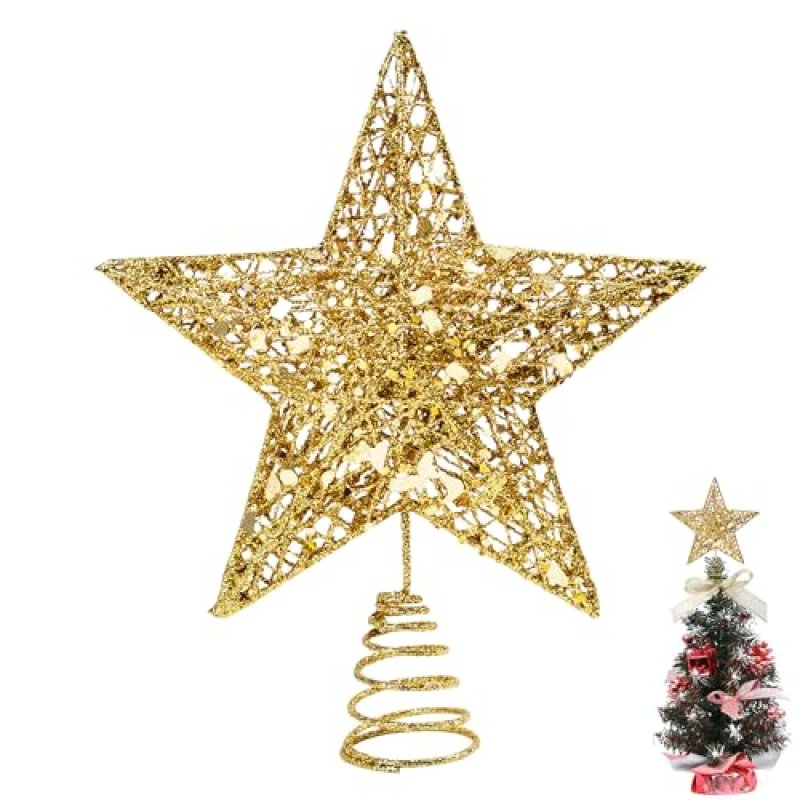 KEYIDO Mini Star Tree Topper