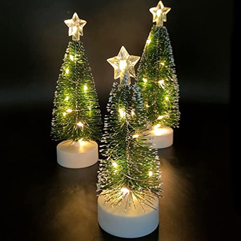 Miniature Christmas Tree Set