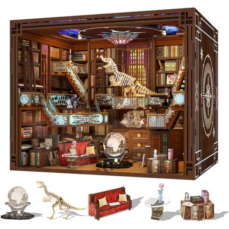 Minicity Book Nook Kit with LED Light