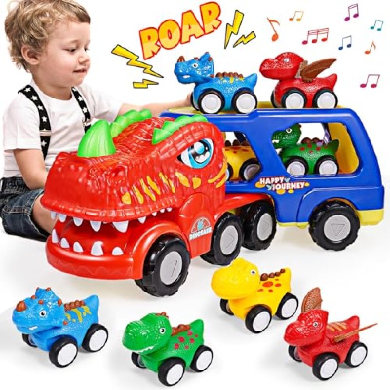 EUTOYZ Dinosaur Truck Set