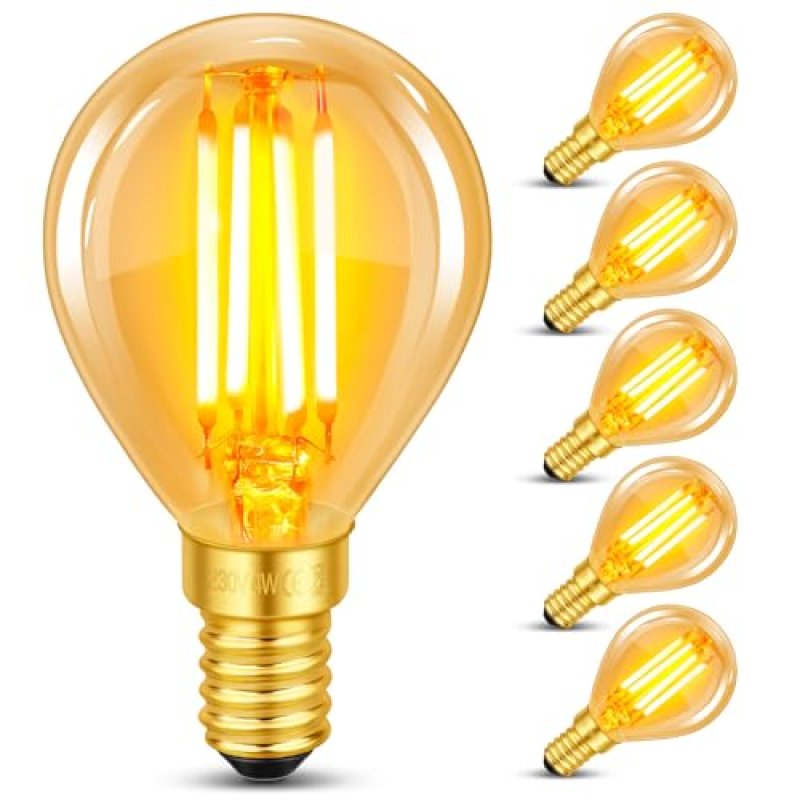 Vintage LED Filament Light Bulb 6-Pack