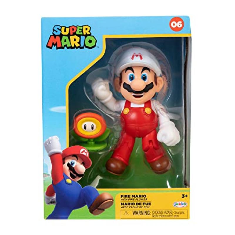 Nintendo Fire Mario Figure in Collector's Box