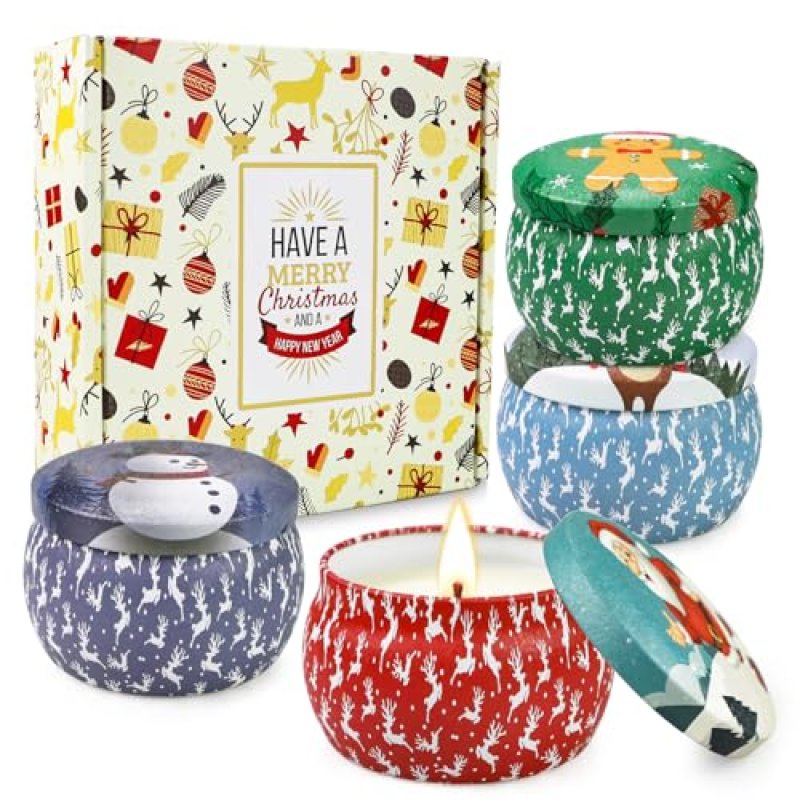 Yinuo Mirror Christmas Candles