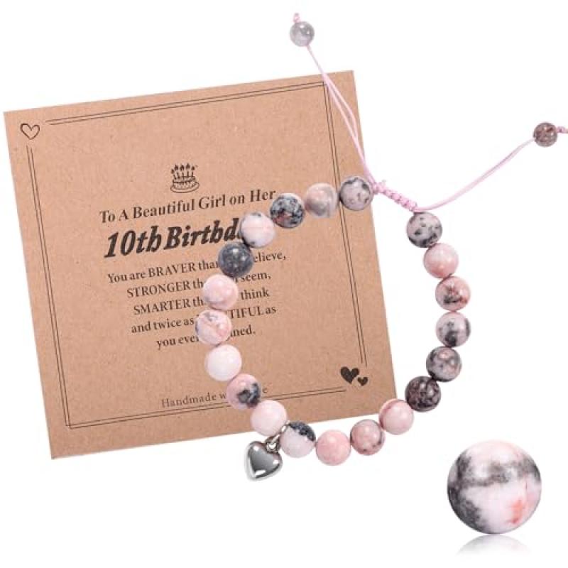 Kinwodon Stone Bracelet for Girls and Women