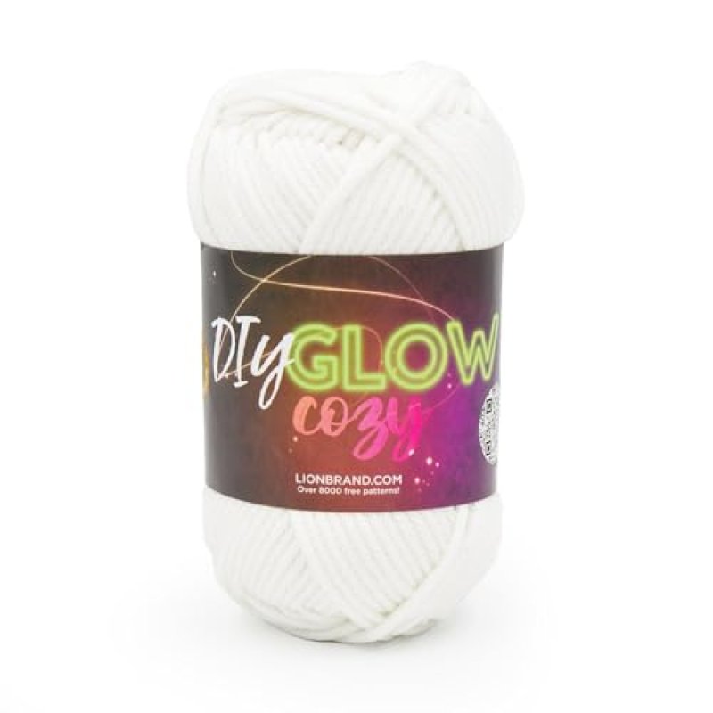 Lion Brand Bright Cozy Glow in The Dark Yarn,…
