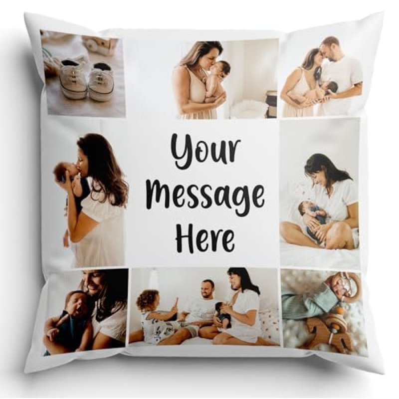 Hippowarehouse Personalised Cushion Collage