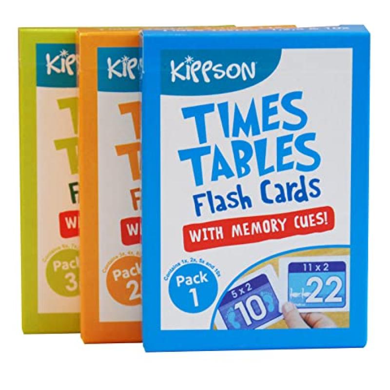 Kippson Times Tables Flash Cards