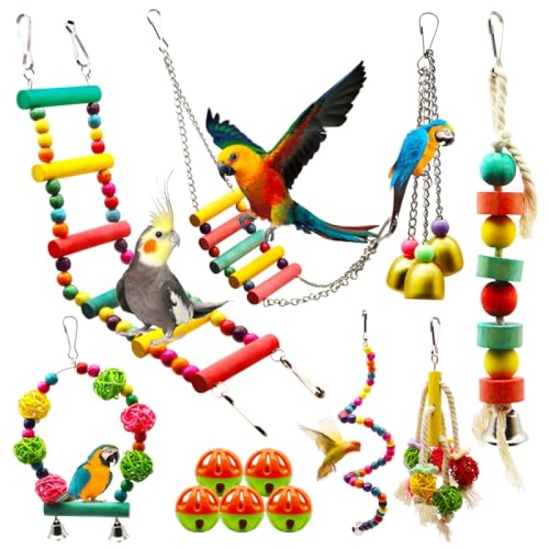 MQUPIN Bird Toy Pack