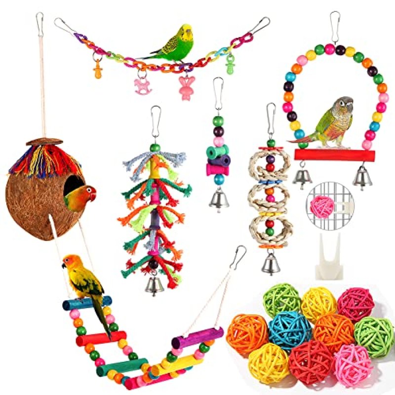 Bird Toy with Swing