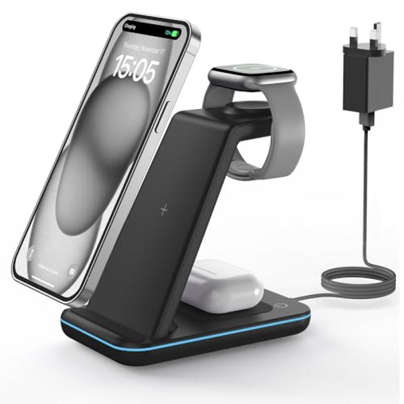 GEEKERA Wireless Charger Stand - Black