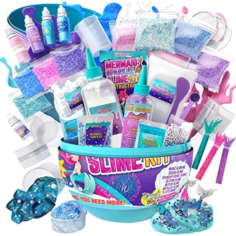 GirlZone Mermaid Slime Kit