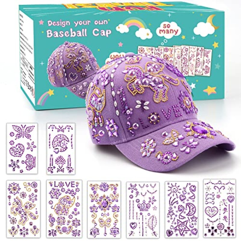 Girls DIY Baseball Cap Kit
