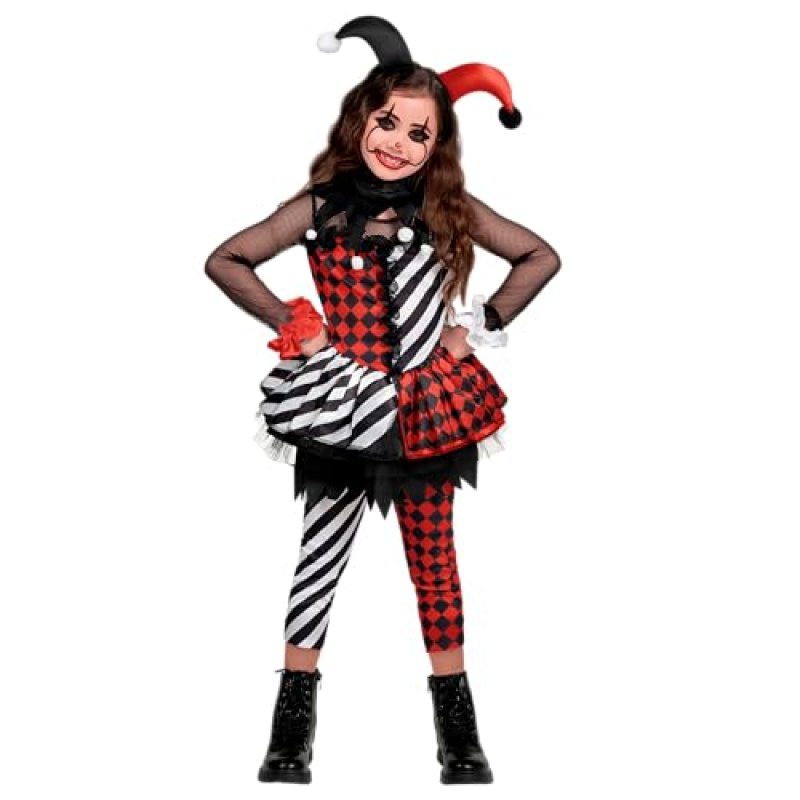 Girls' Clown Costume