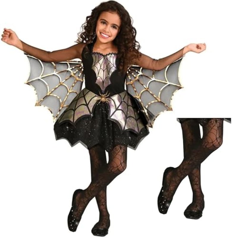 Girls' Spider Web Costume