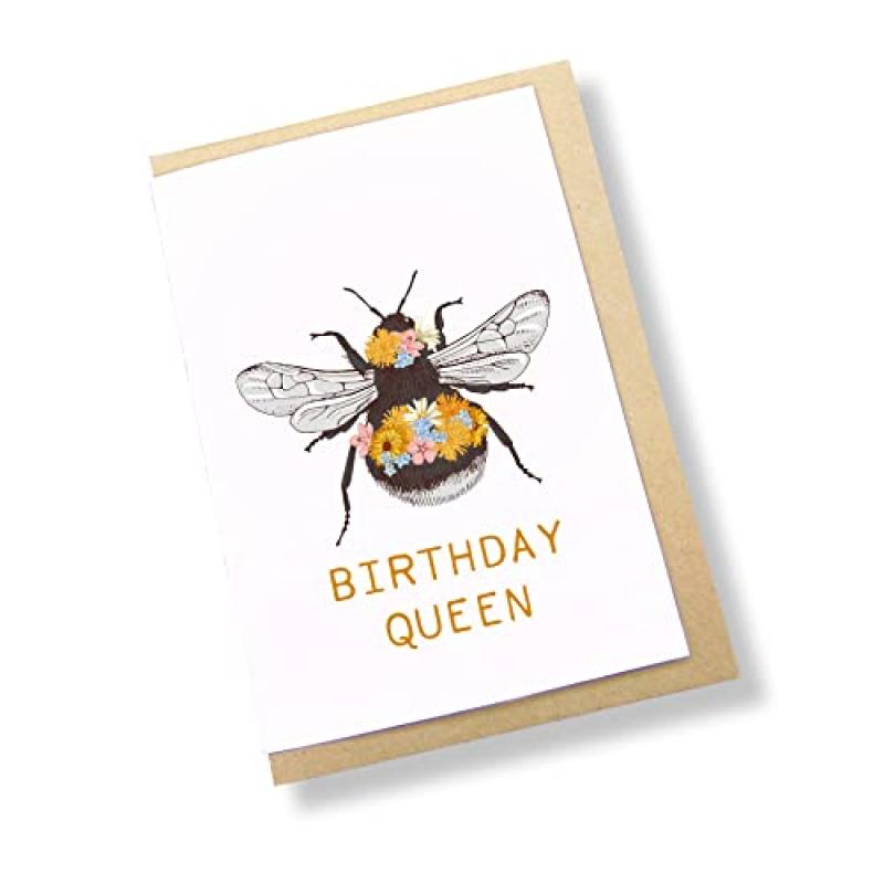 Birthday Queen Greeting Card