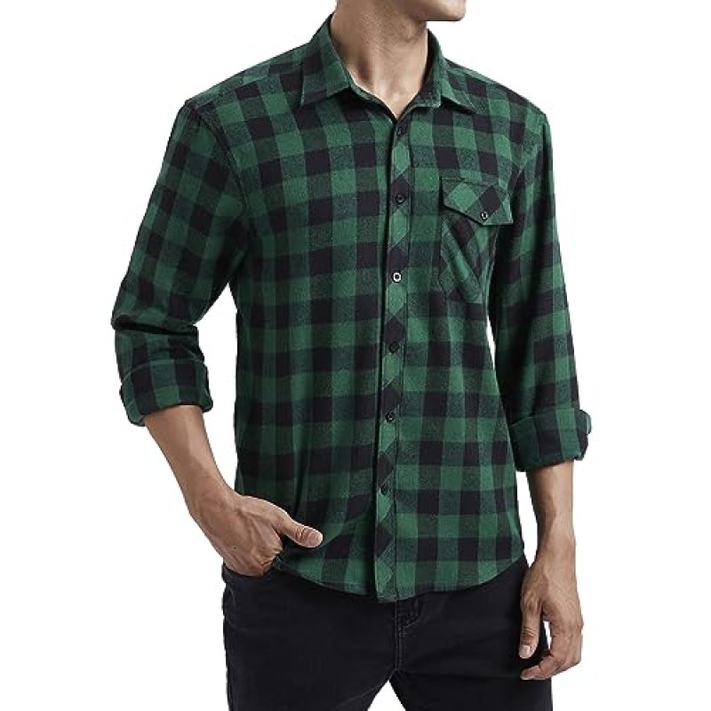 Hisdern Men's Flannel Shirt