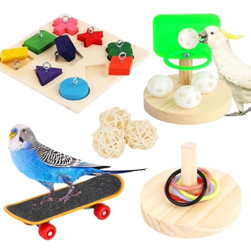 WishesMar Parrot Toy Set