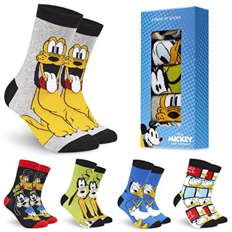Disney Men's Star Wars Crew Socks 5 Pack