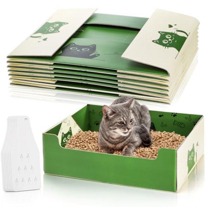 SOUJOY Disposable Cat Litter Boxes