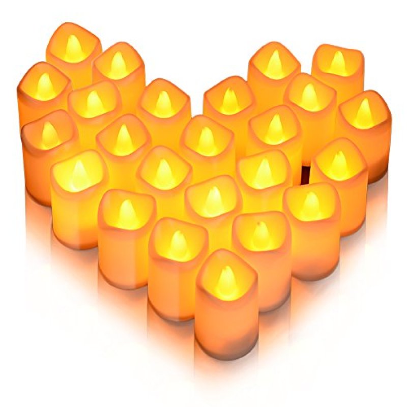 Litake LED Candles Tea Lights, 24 Flickering…