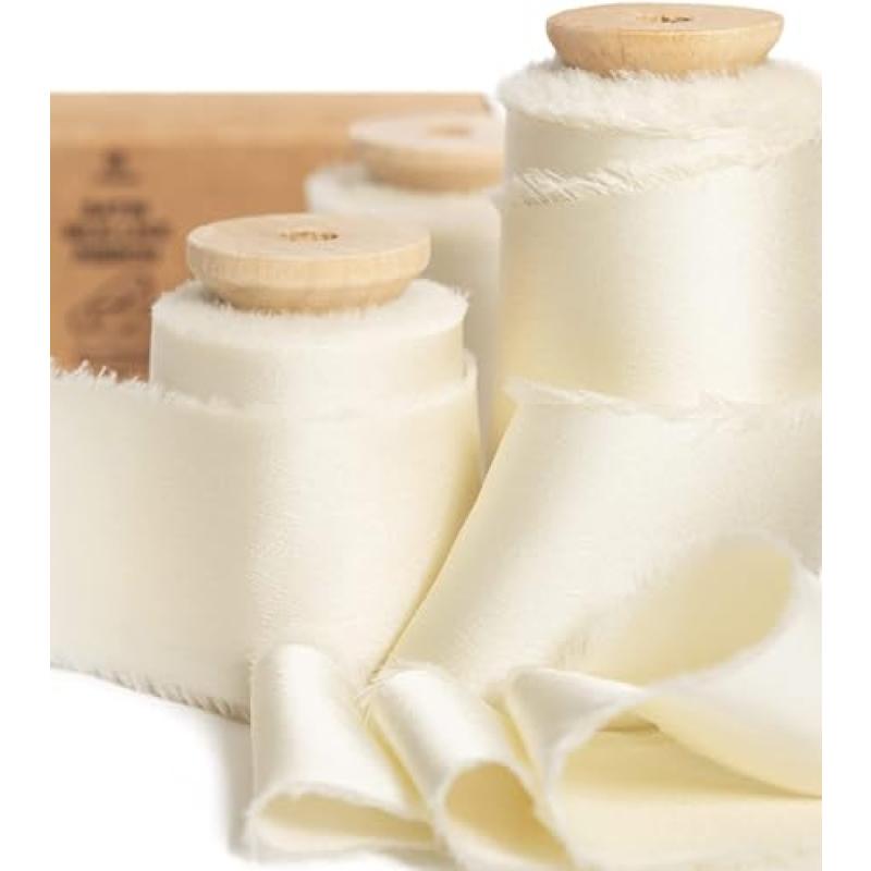 Vitalizart Cream Satin Ribbon