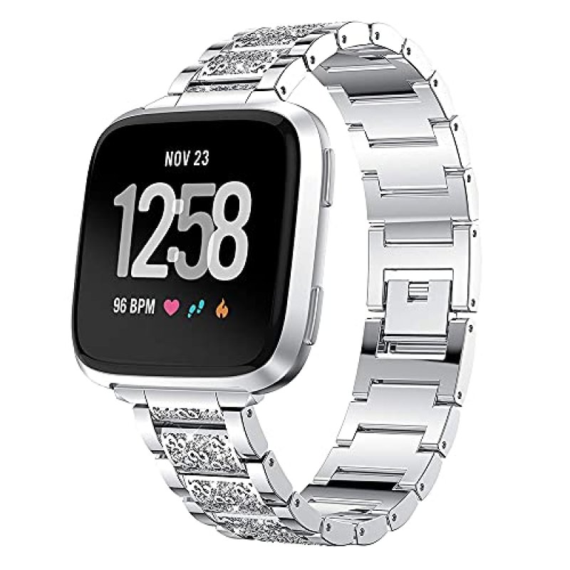 AISPORTS Fitbit Versa 2 Metal Bracelet