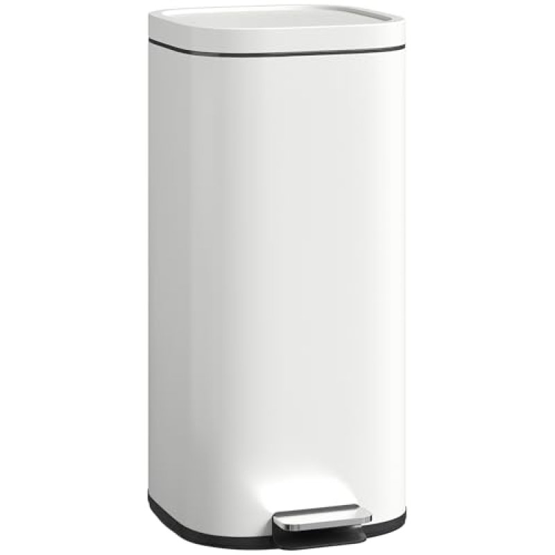 HOMCOM Kitchen Pedal Bin