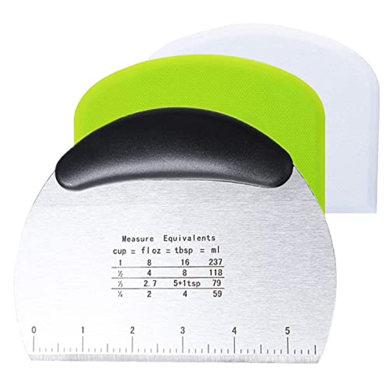 Kitchen Dough and Pizza Cutter Set