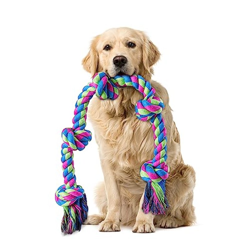 Aitmexcn Indestructible Dog Rope Toy