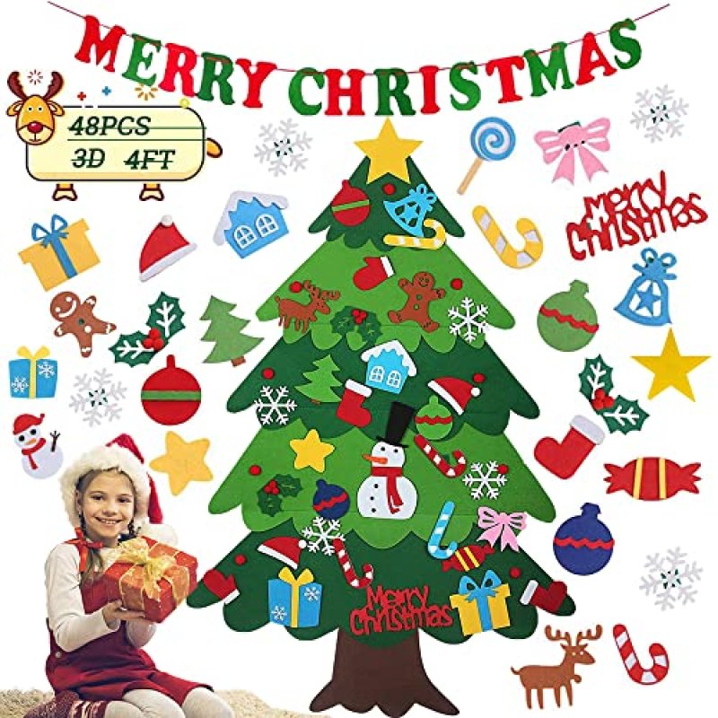 MiuCo 3D Felt Christmas Tree