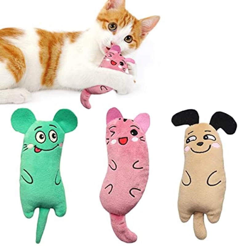 Jiuhao Catnip Interactive Plush Toys