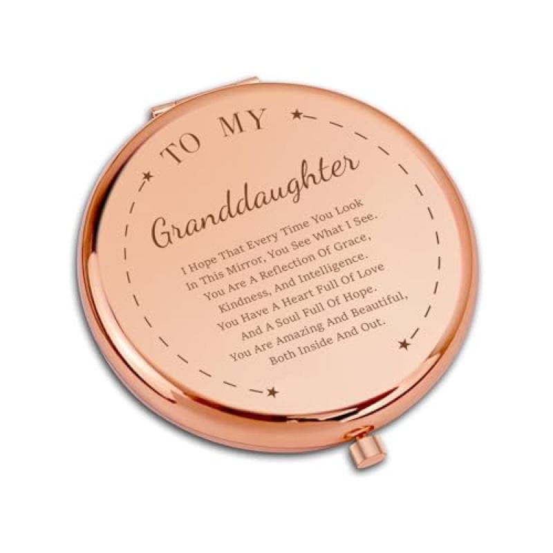 VivaJoy Granddaughter Birthday Pocket Mirror