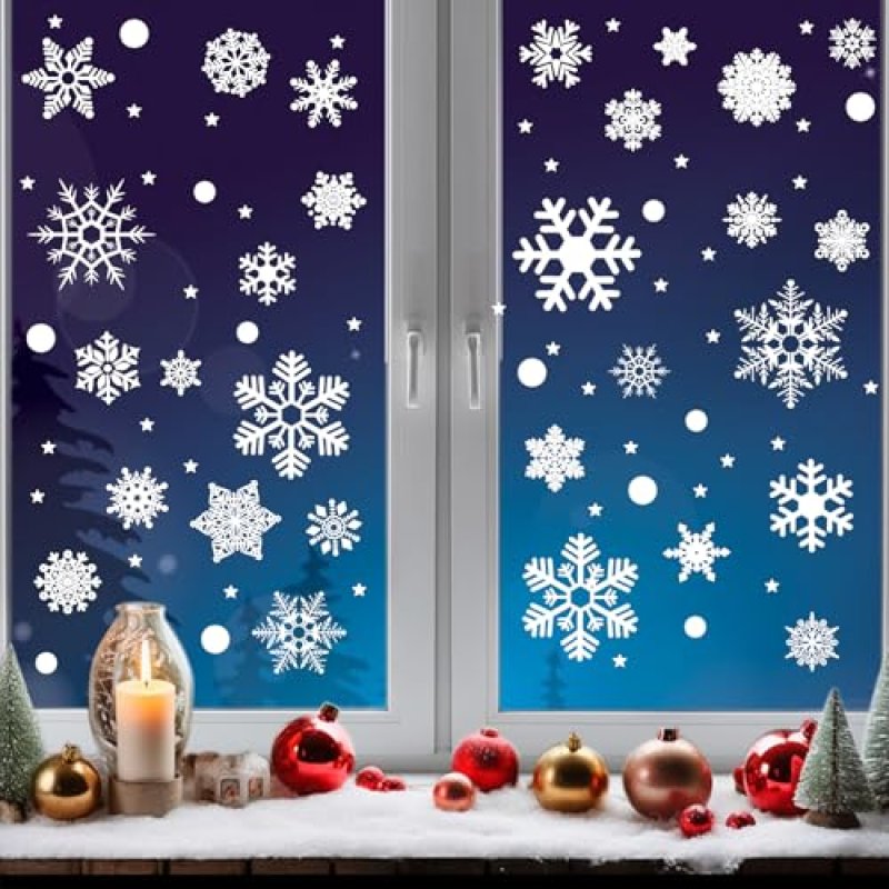 Niviy Christmas Window Stickers